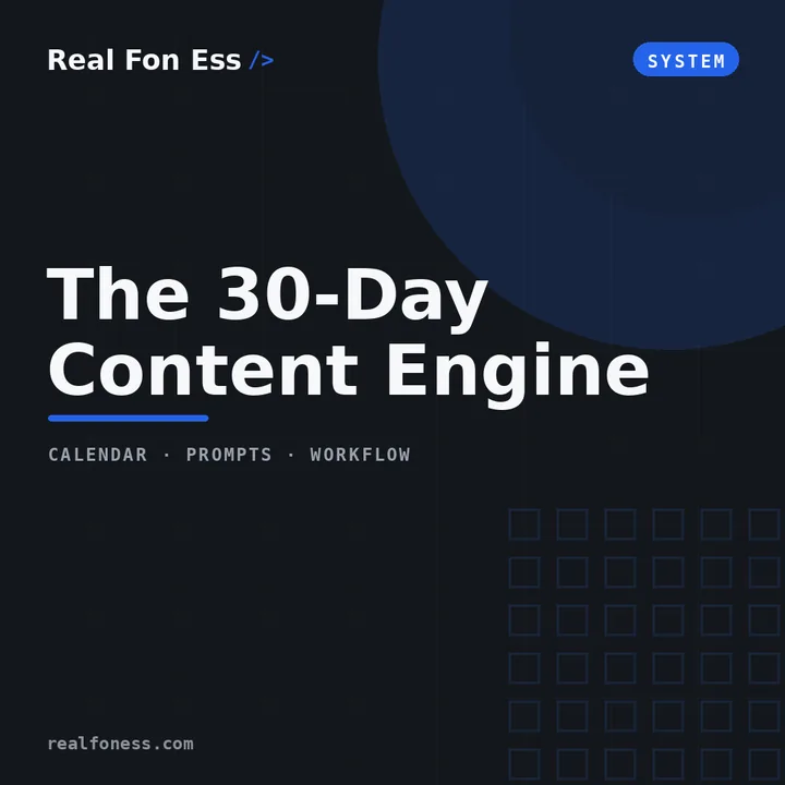 The 30-Day Content Engine cover